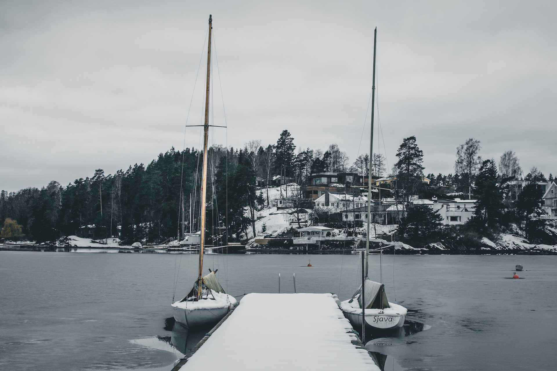 Norwegia zimą