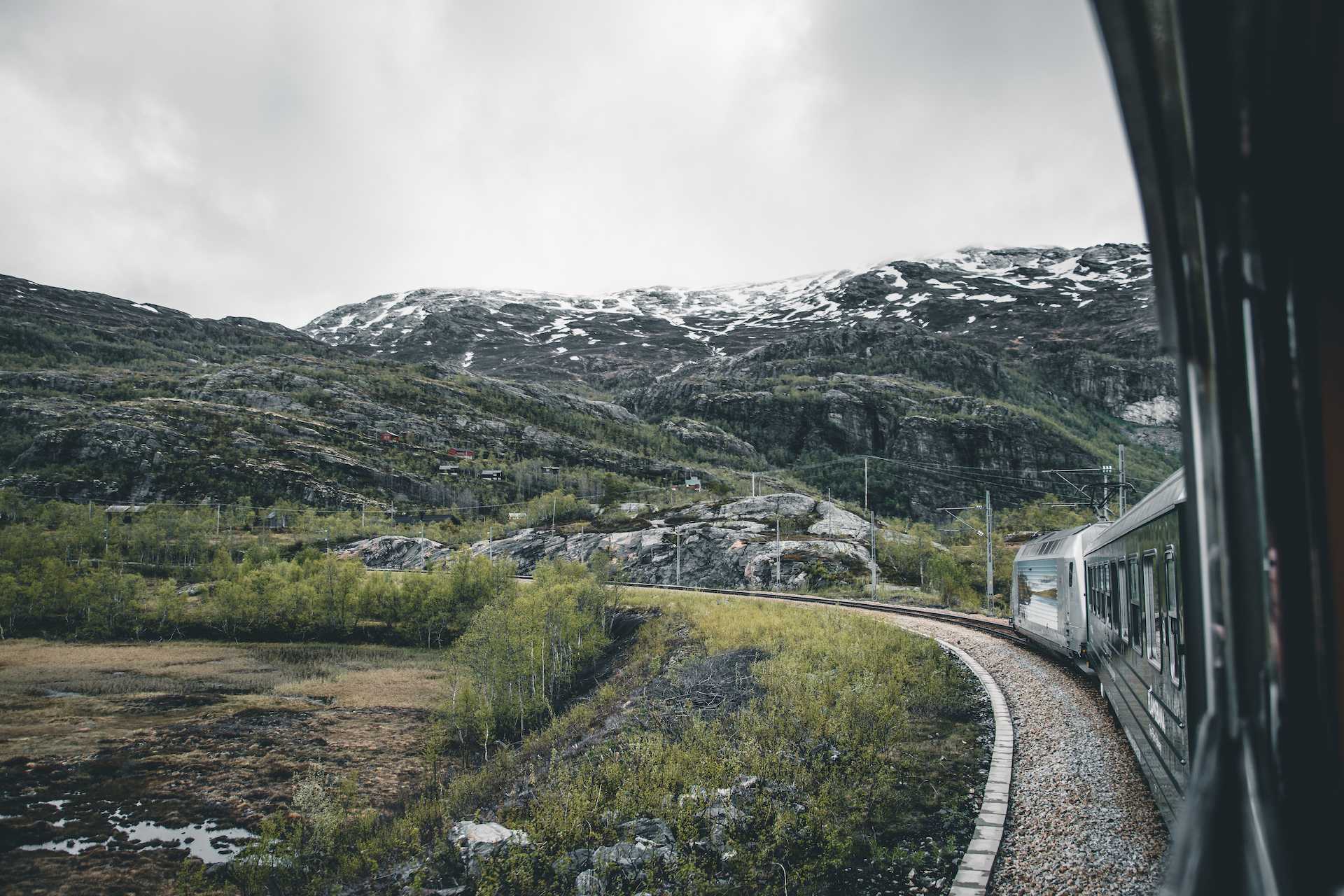pociągi w Norwegii