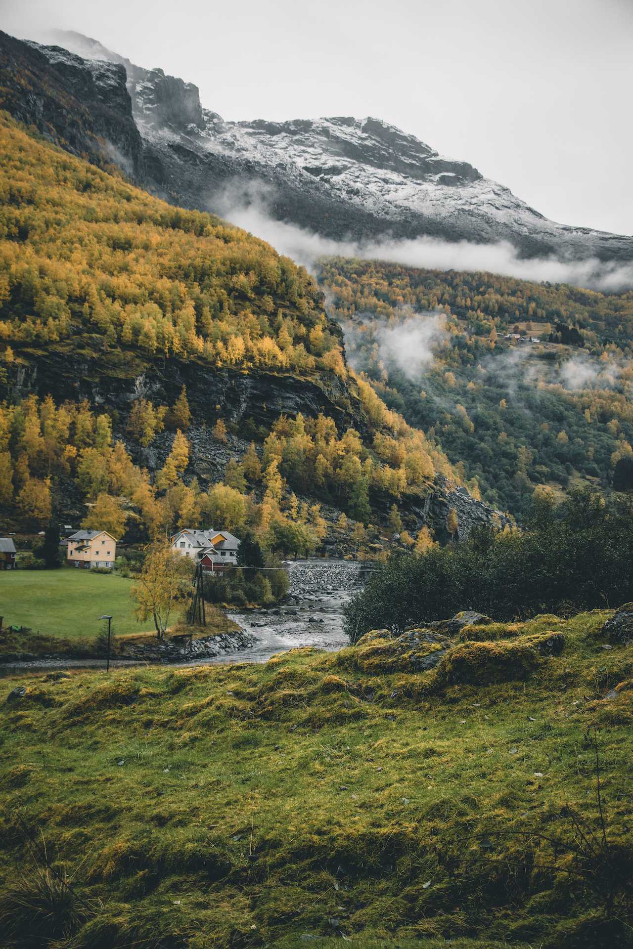 jesień w Norwegii