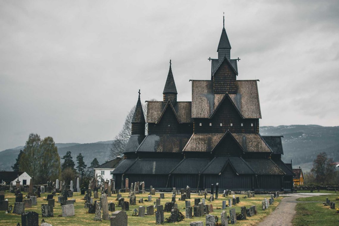 stavkirke w Norwegii