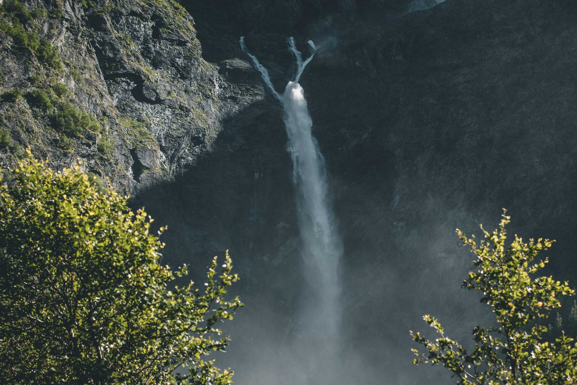 Wodospad Mardalsfossen