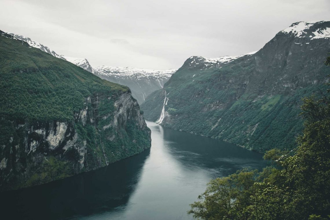 fiordy w Norwegii