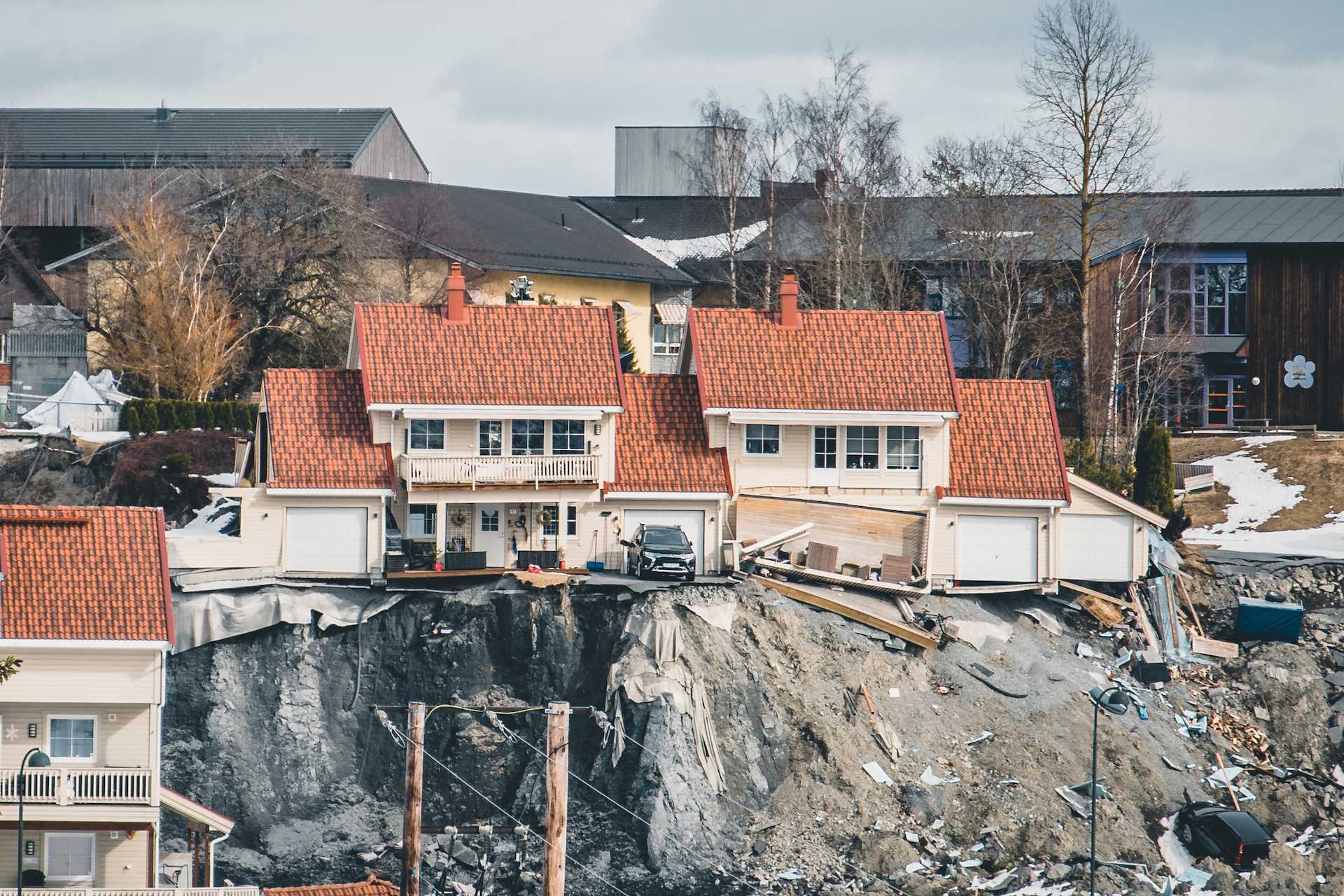 osuwisko w Norwegii