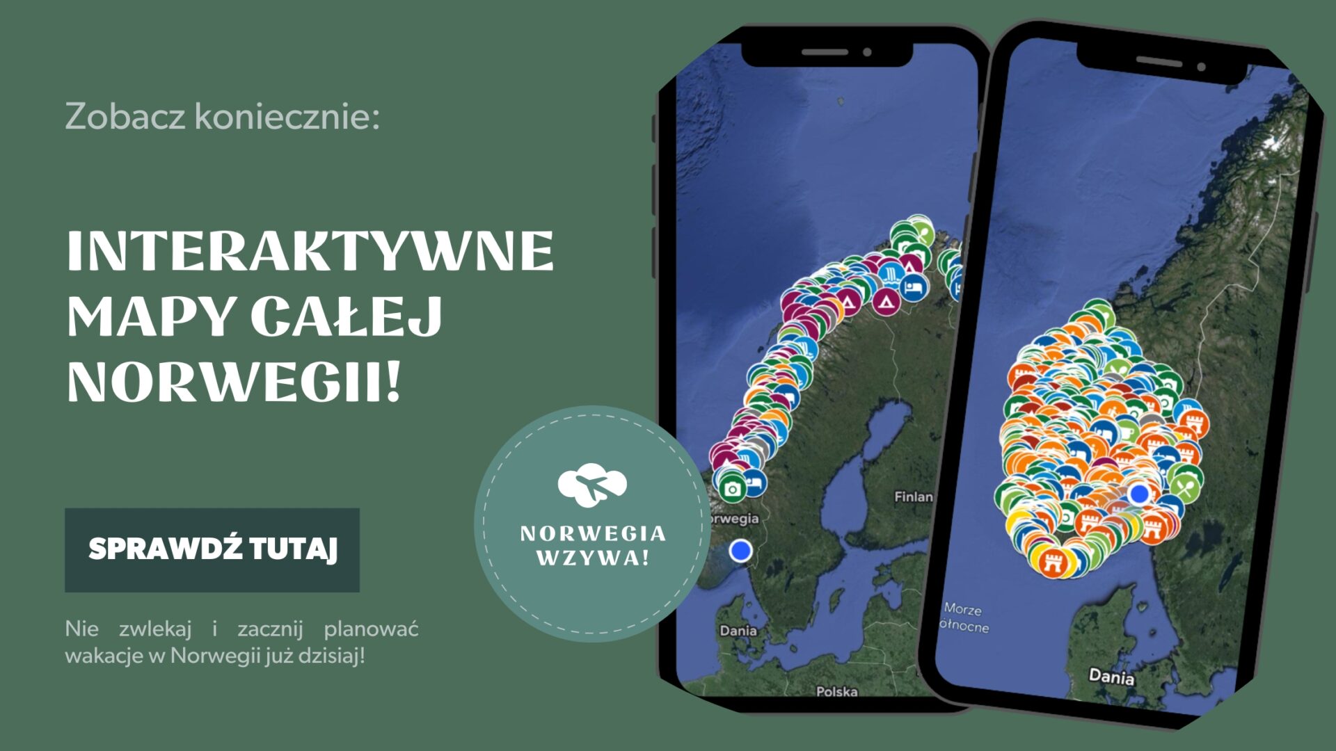 MAPA NORWEGII
