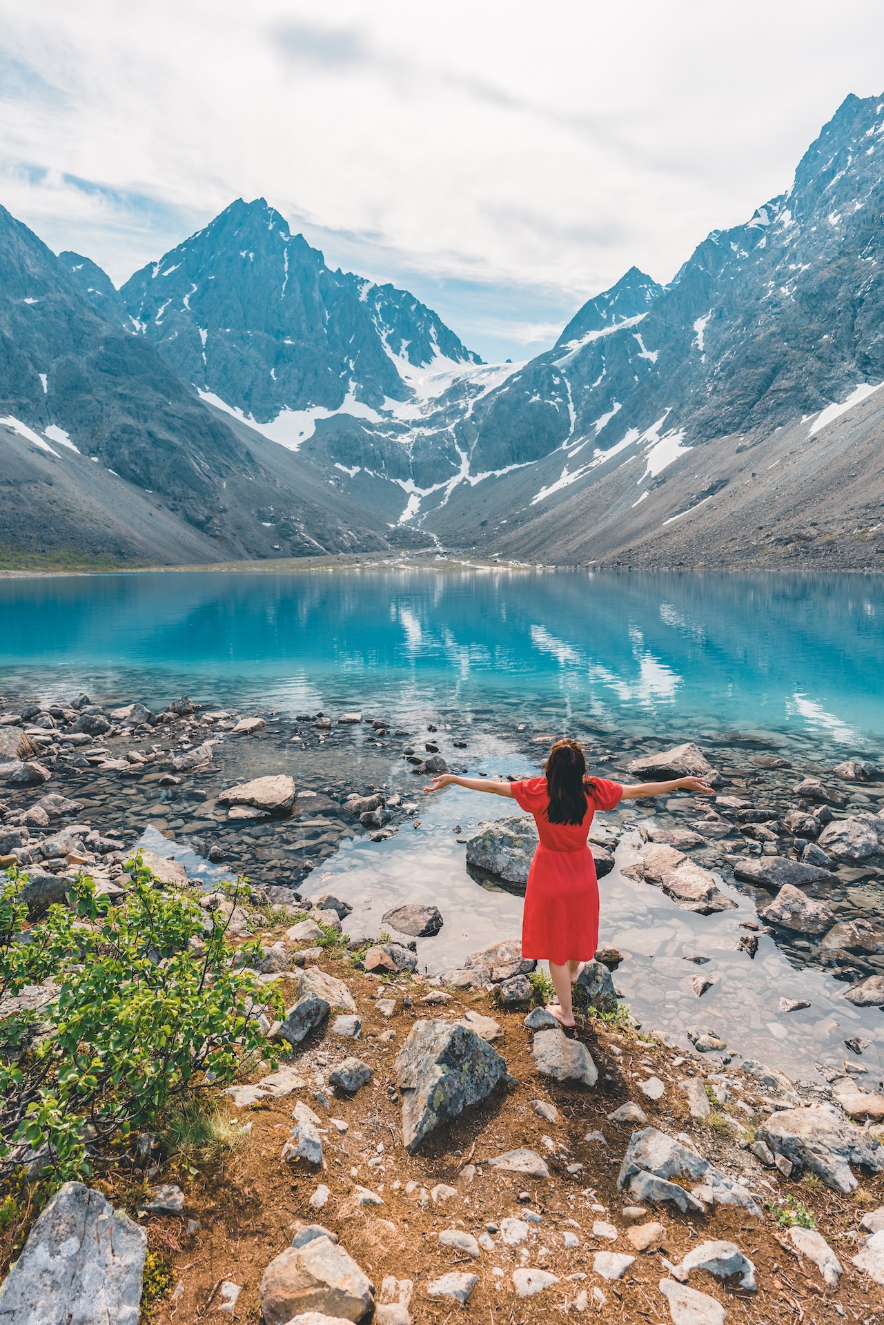 Mapa północy Norwegii